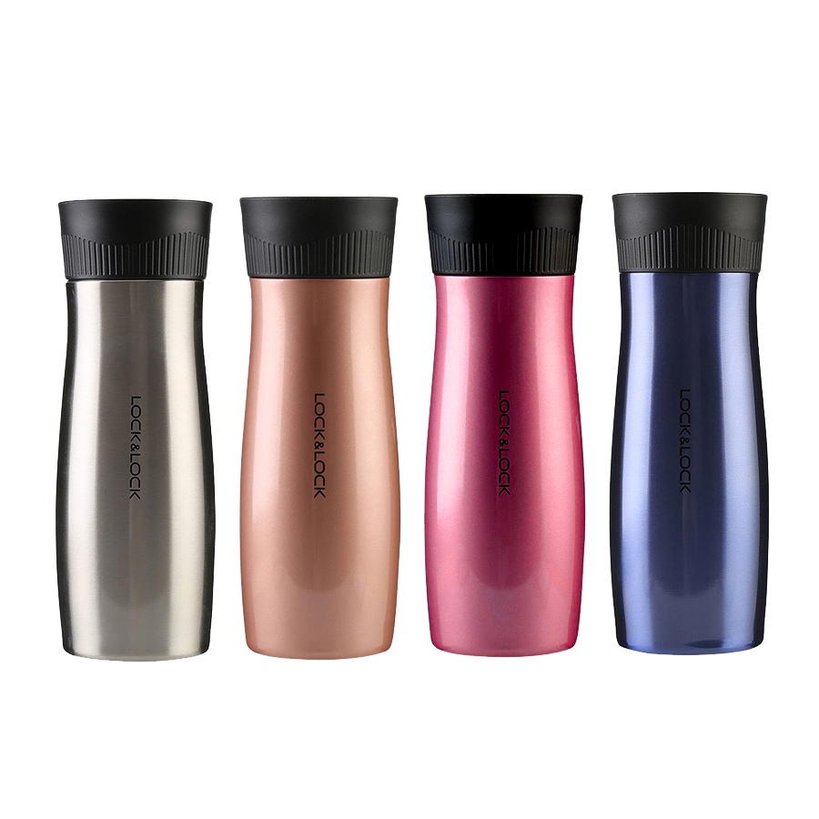 BÌNH GIỮ NHIỆT BẰNG THÉP KHÔNG GỈ LOCK&LOCK PIN TUMBLER 430ML